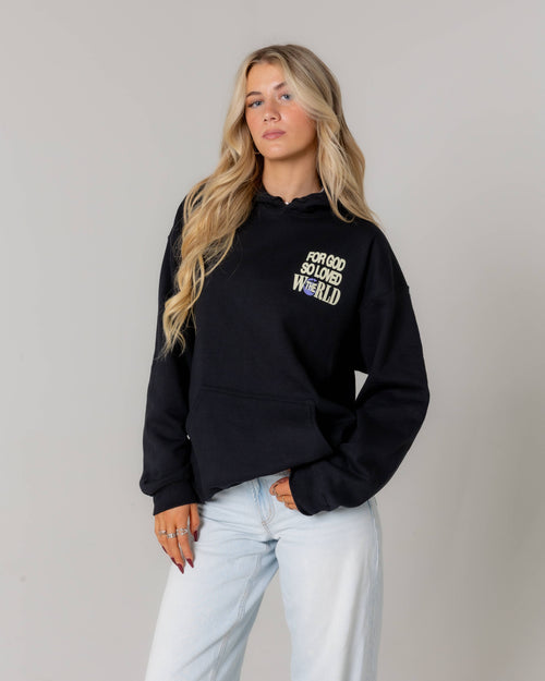 FOR GOD SO LOVED THE WORLD HOODIE